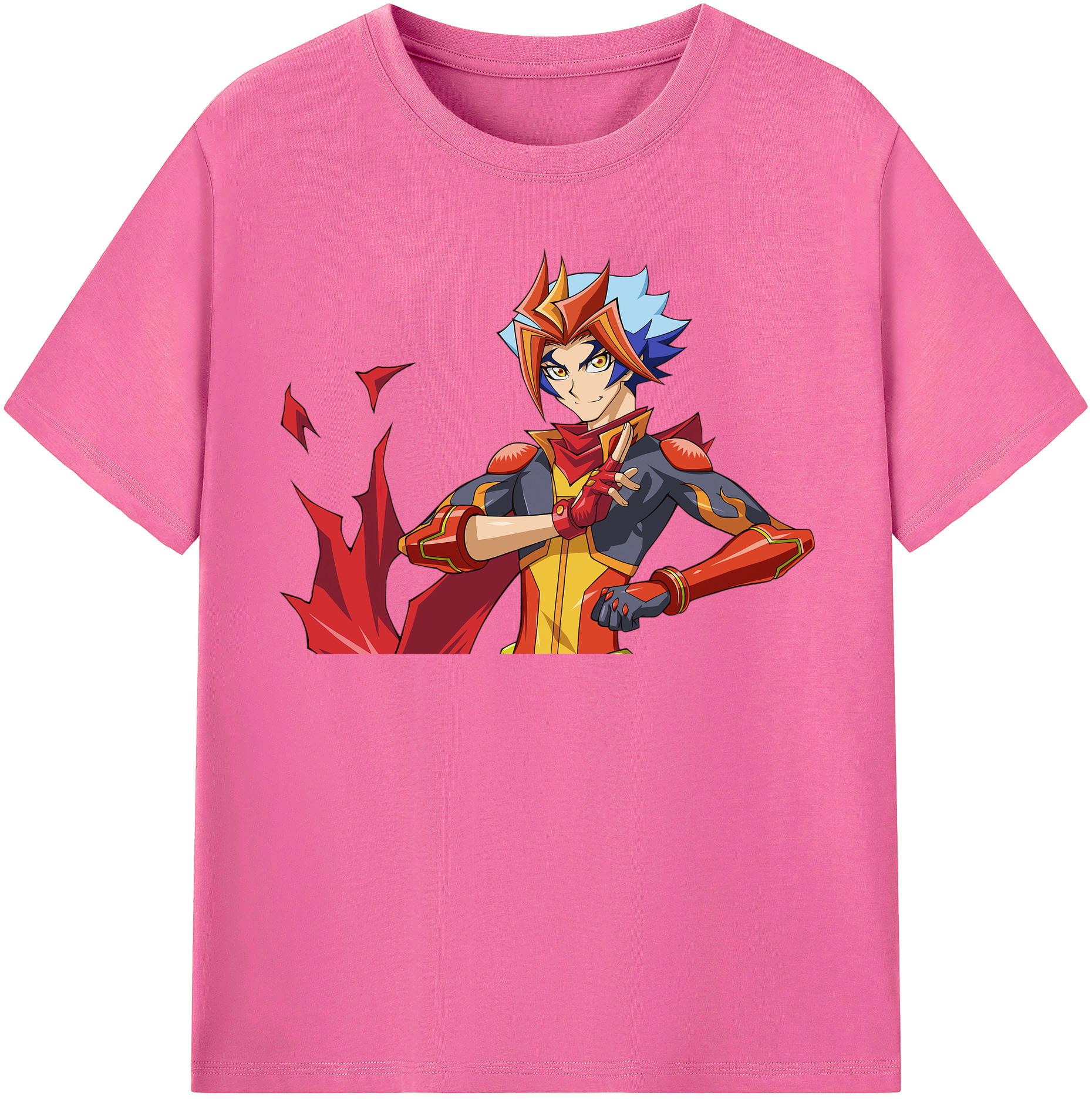 （画像用） 遊☆戯☆王 Yu-Gi-Oh! レディースカジュアルプリントTシャツ（綿100％）